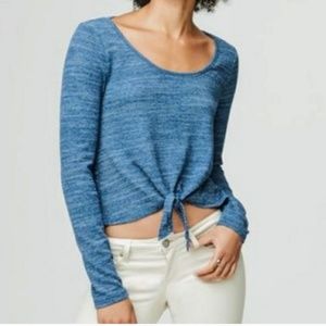 tie front long sleeve